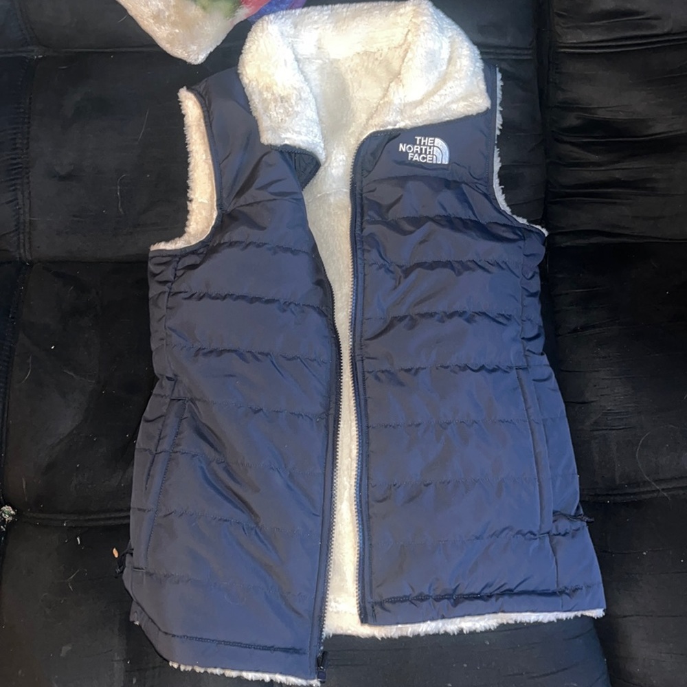 Vest dark blue wear a couple of times